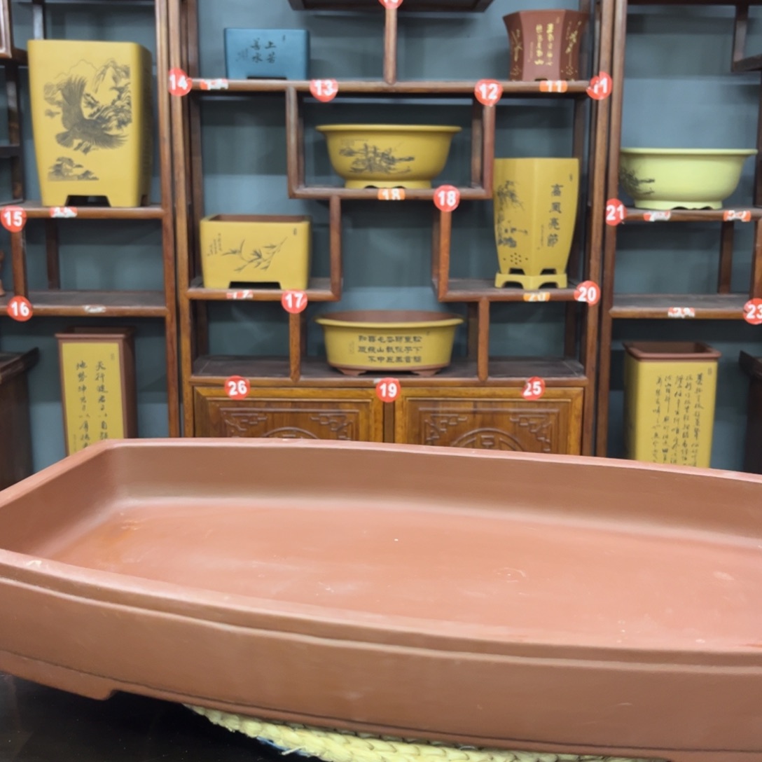 紫砂花盆紫砂花盆