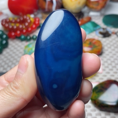 未镶嵌玛瑙/玉髓珠宝奇石文*山打孔不退不换