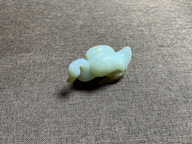 玉鹅，和田白玉老物件