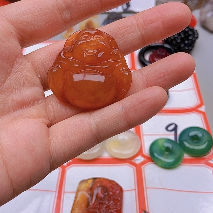 【闪购商品】未镶嵌玛瑙/玉髓珠宝半成品╰****╯