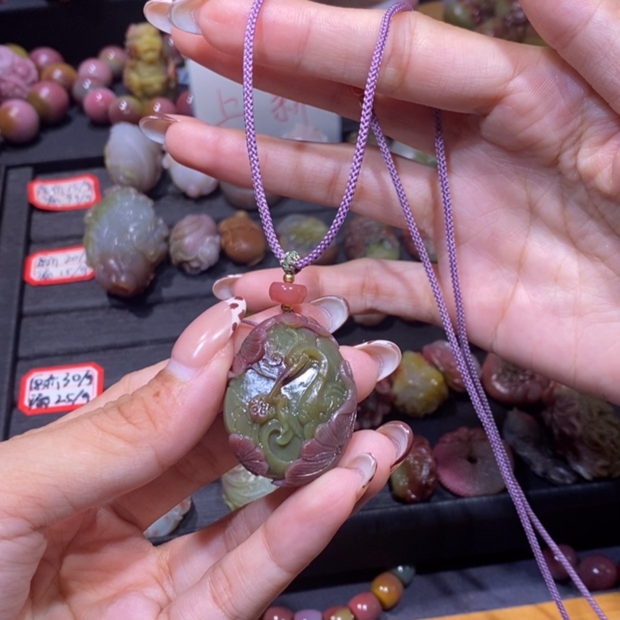 【闪购商品】未镶嵌手链玛瑙/玉髓盐源玛瑙。仙鹤