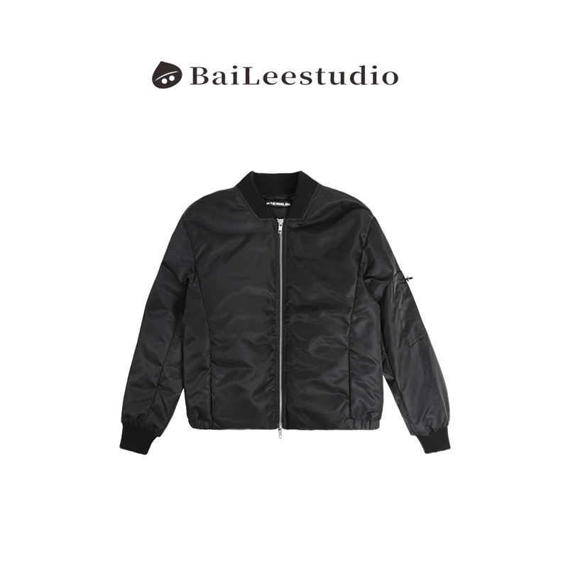 【柏栗良品】2025冬季新品~ 休闲净版百搭潮流夹克短款羽绒服BL007