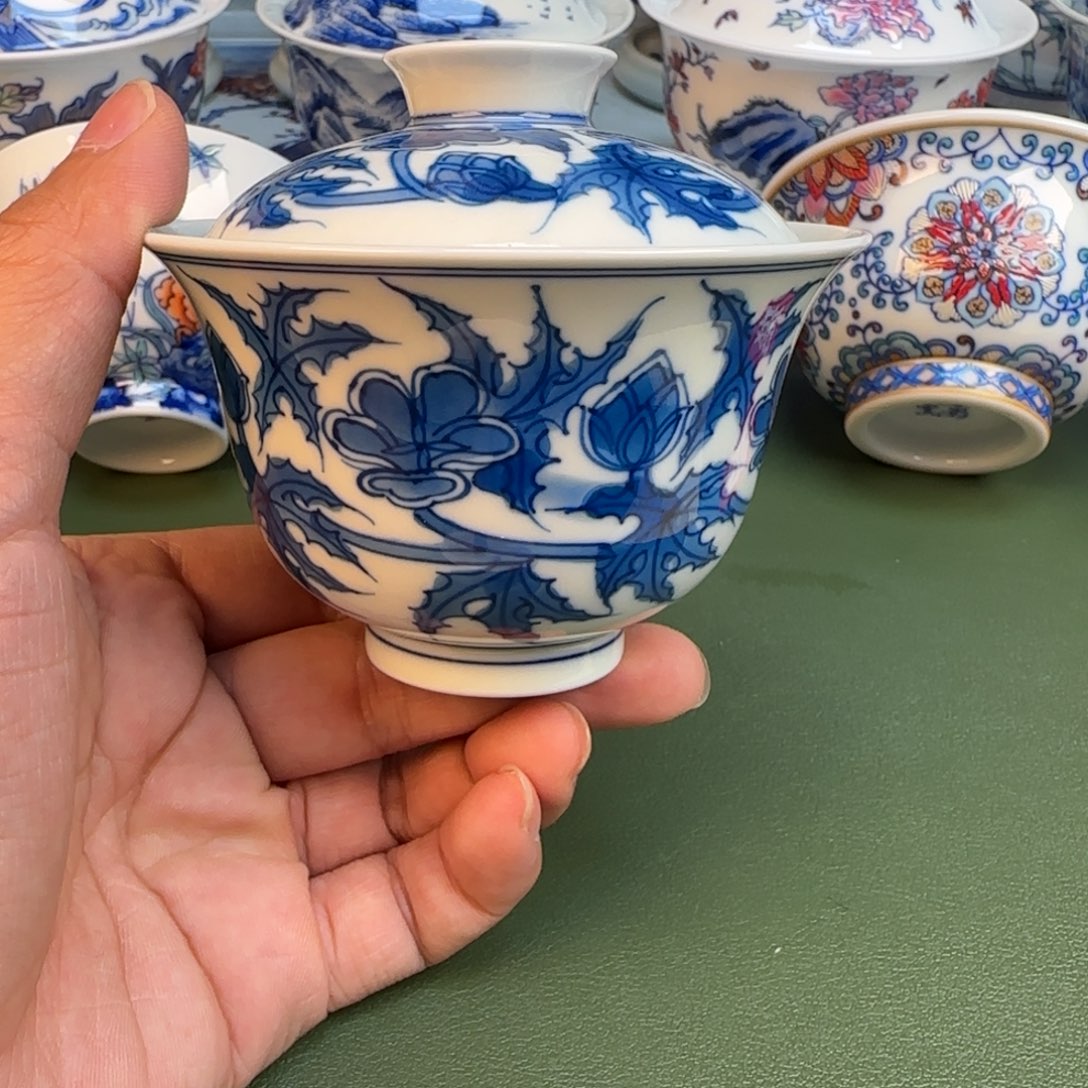 纯手工纯的手绘茶具42