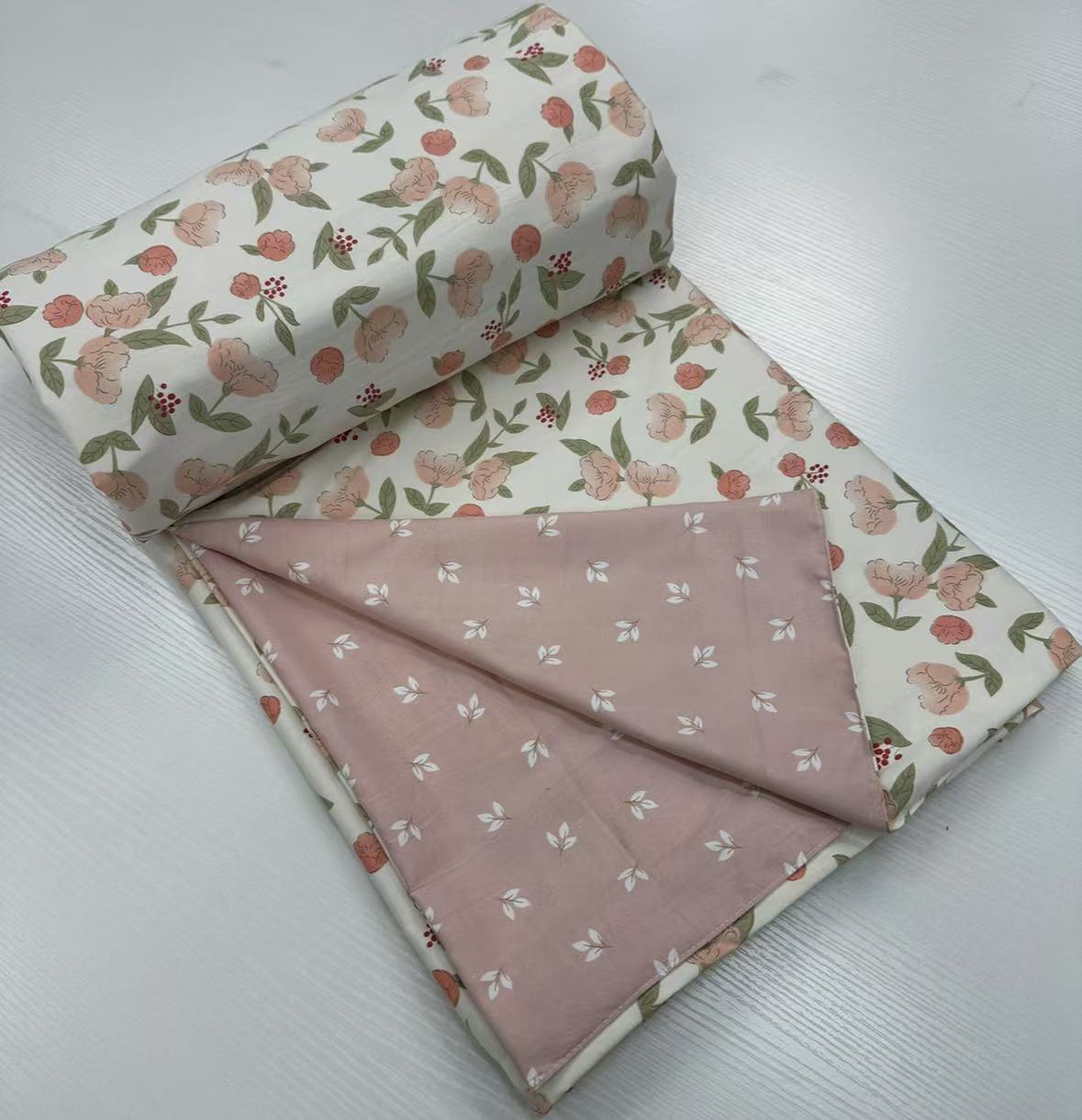 《单人被罩》花千朵-尺寸150*210 亲肤 柔软   被套