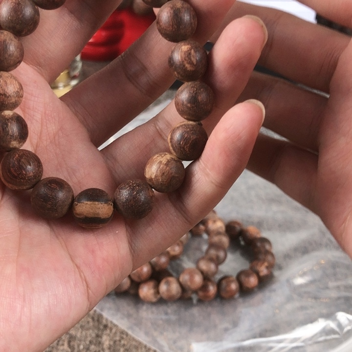 降真香手串/手链1.2莺歌绿降真香麝香味重