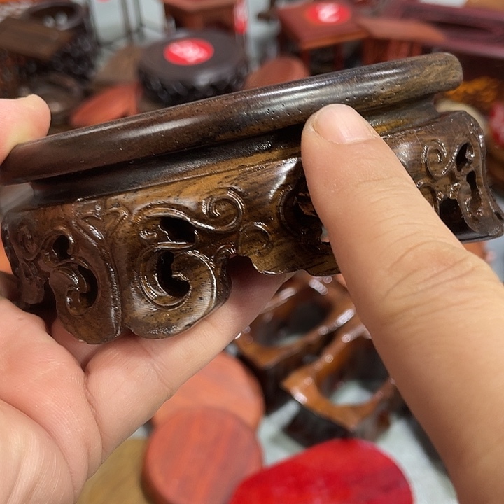 香榧木红木底座工艺品