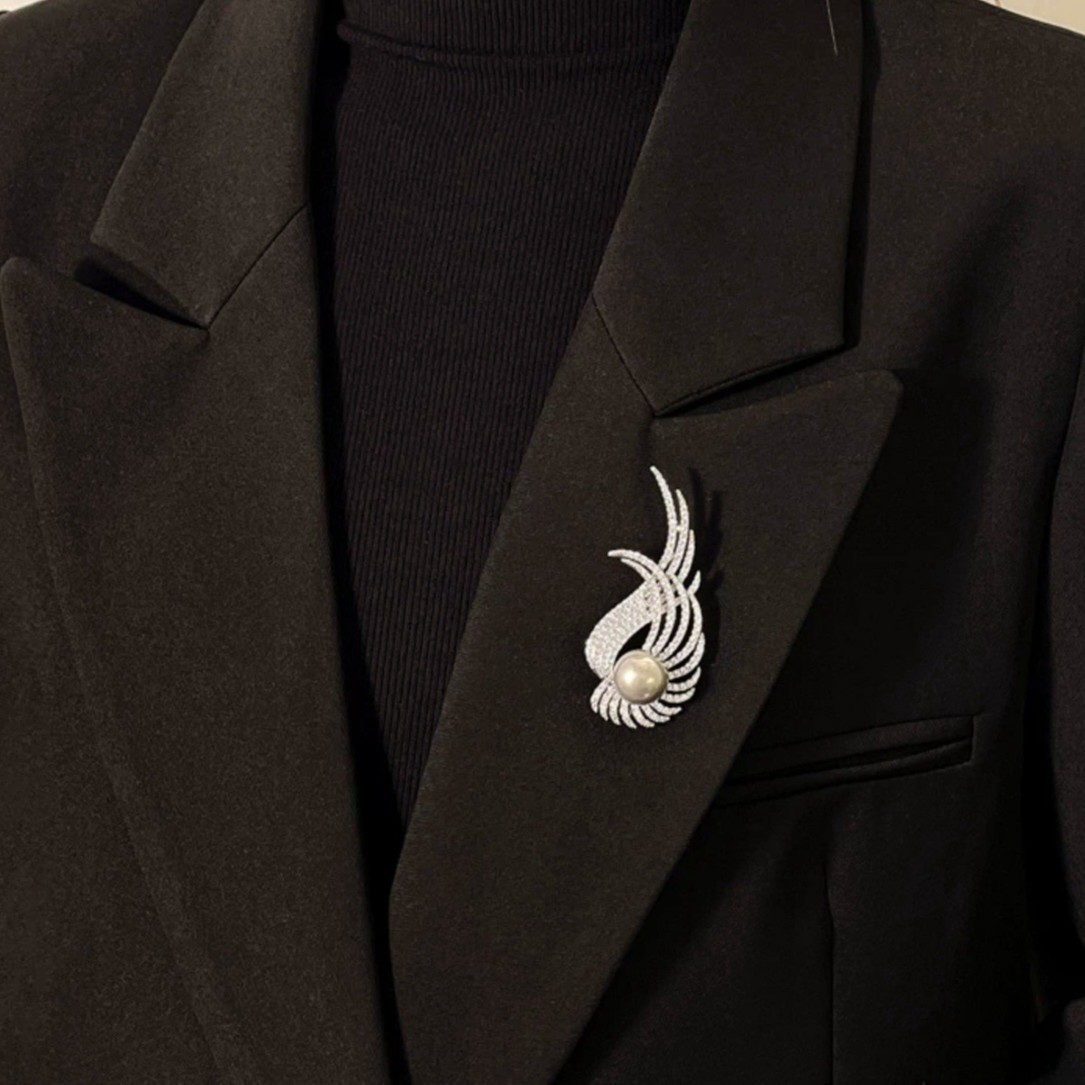 铜合金胸针 【朵韩推荐】-天使之翼胸针