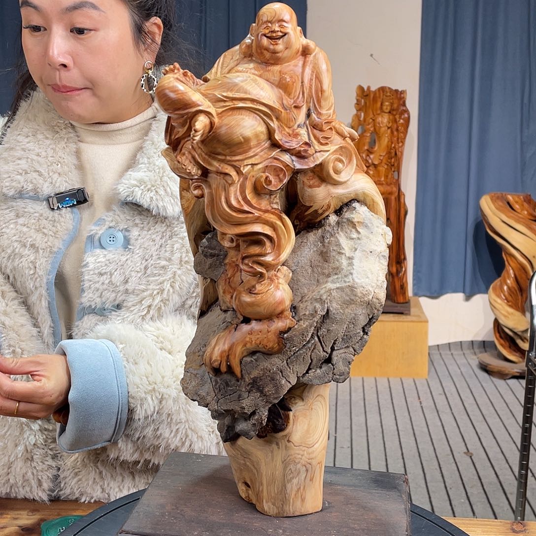 柏木（崖柏）随型艺术根雕