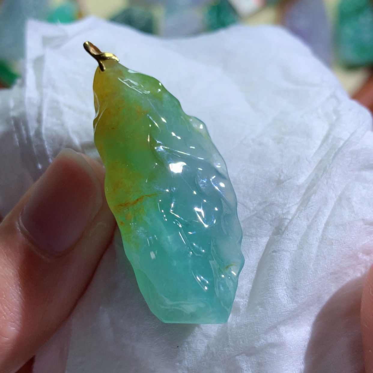 【闪购商品】翡翠吊坠(不含链)未镶嵌 2567