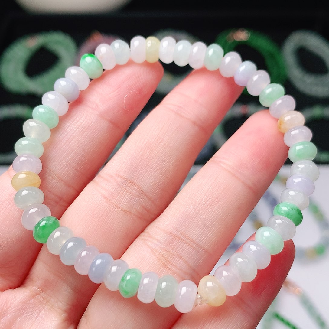 未镶嵌手链翡翠翡翠