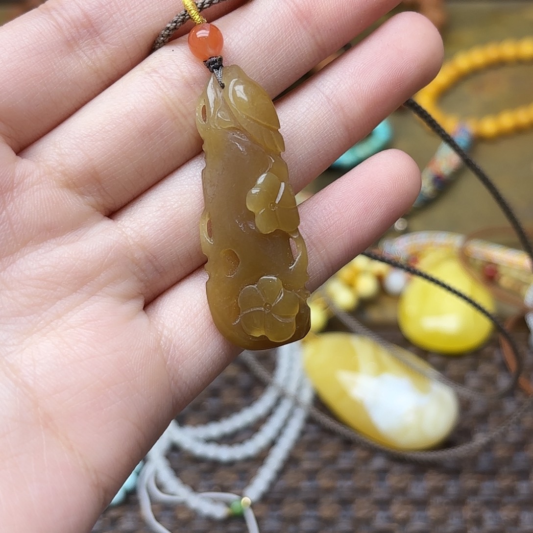 和田玉未镶嵌颈饰zd