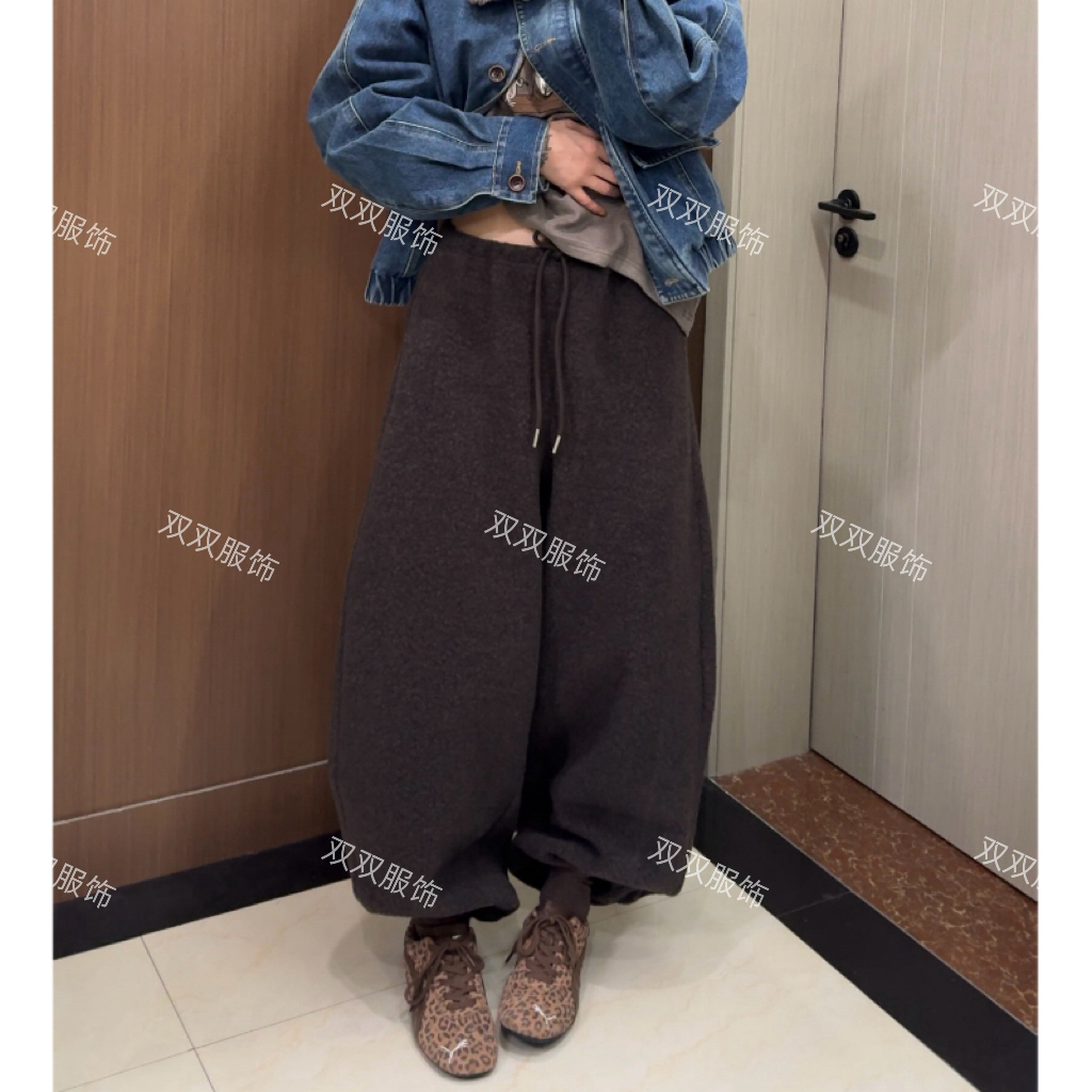 【SSOUHAN】韩版显瘦糯米裤洋气百搭收脚卫裤