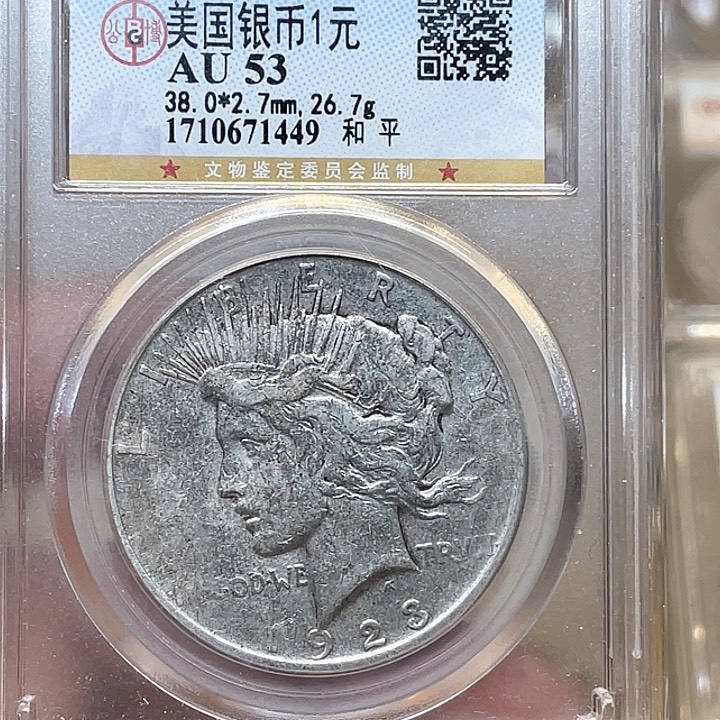 银古钱币一枚包老保真