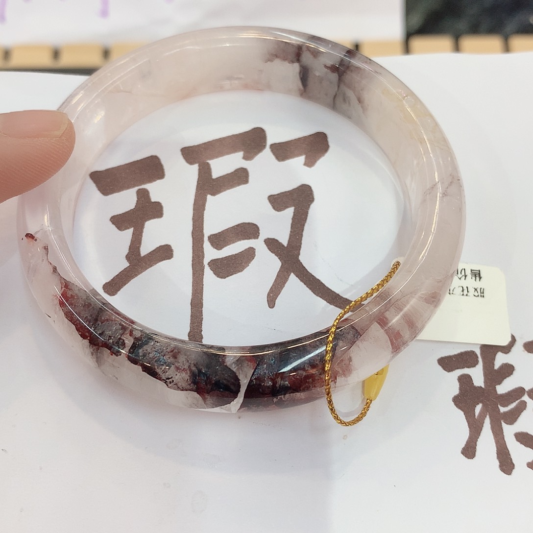 水晶手镯未镶嵌008（瑕疵60