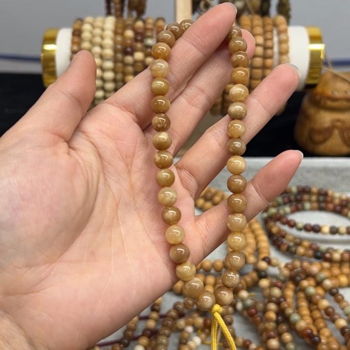 過***的龙脊菩提吊坠圆珠手持