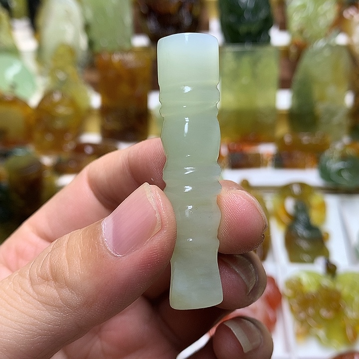 蛇纹石玉未镶嵌珠宝半成品