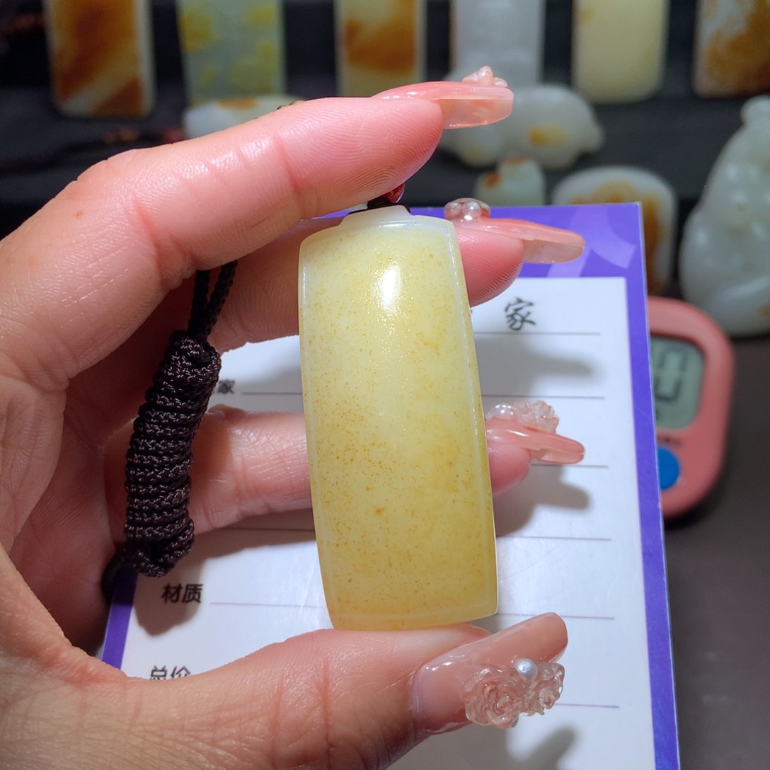 和田玉挂件未镶嵌终**晚