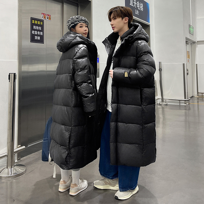 男装系列  2025新款加厚男款情侣款潮流百搭长款过膝冬季羽绒服