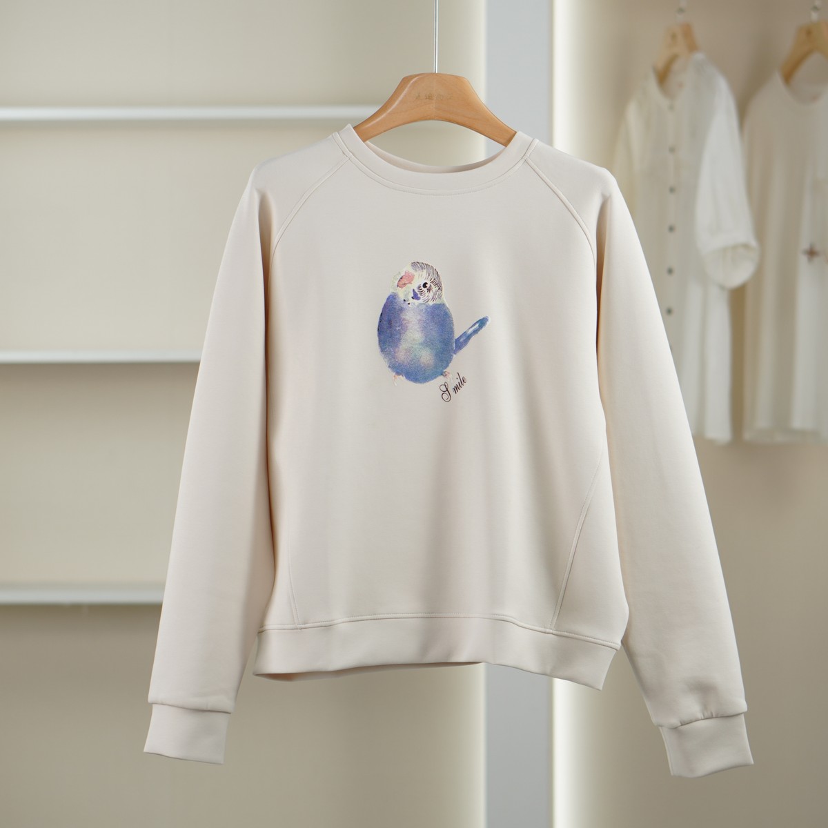 麦迪尚品【唯】51203673 休闲宽松圆领卫衣春秋女装专柜撤柜