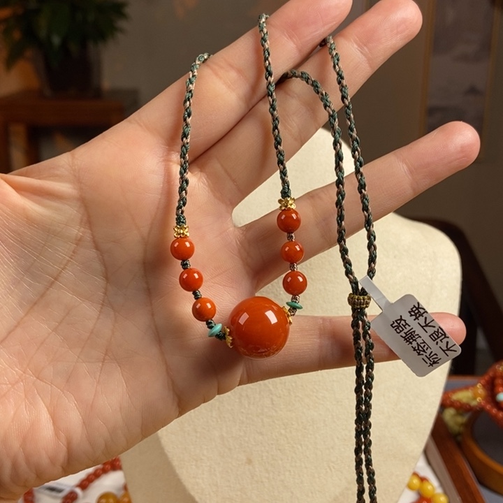 南红玛瑙颈饰未镶嵌南红17