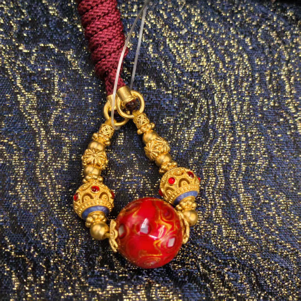 【恒潮珠宝】8.23g足金古法吊坠B