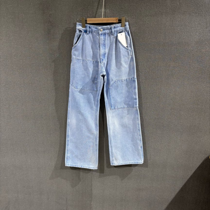 99新 Acne studio （pm）水洗做旧拼接牛仔裤 xxs码/2152