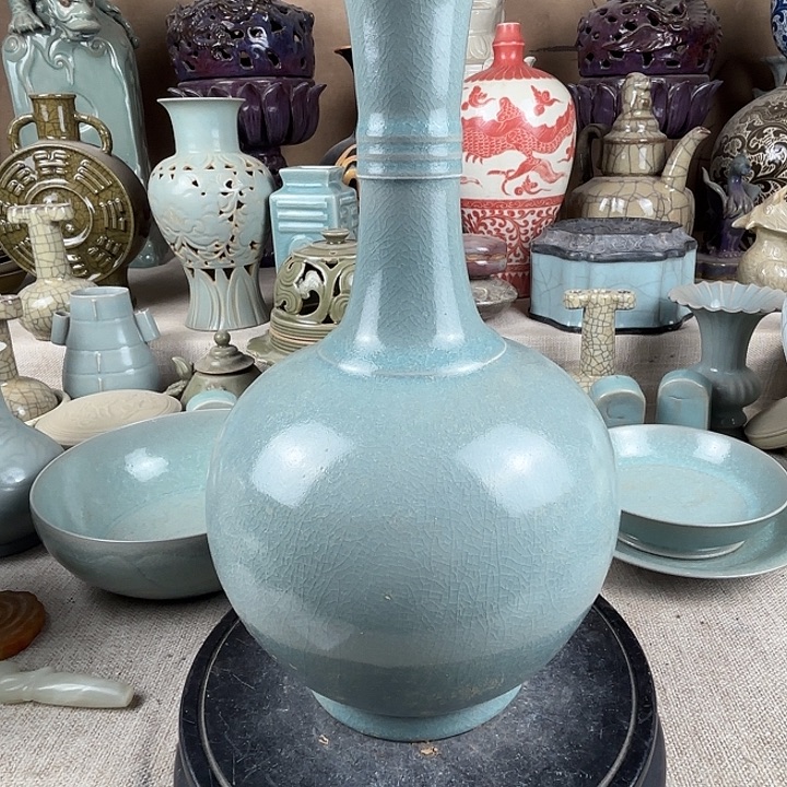 英***柏摆件瓷器好漂亮呀