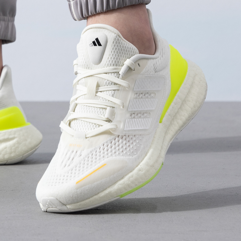 adidas阿迪达斯跑步鞋男鞋2025新款运动鞋透气缓震轻便【流光风】
