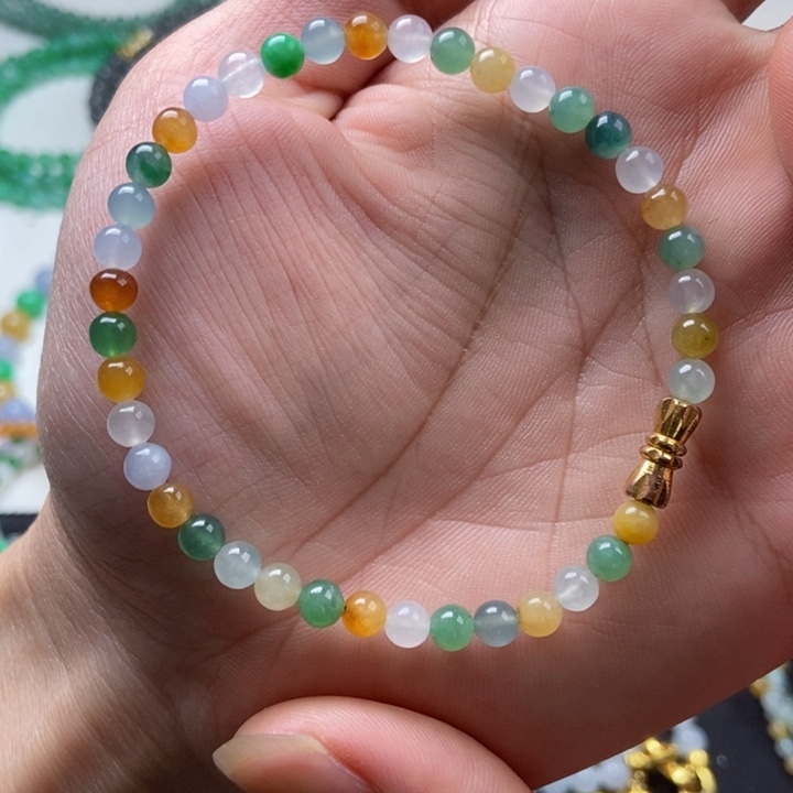 定制翡翠未镶嵌缅甸翡翠a货卡4.7