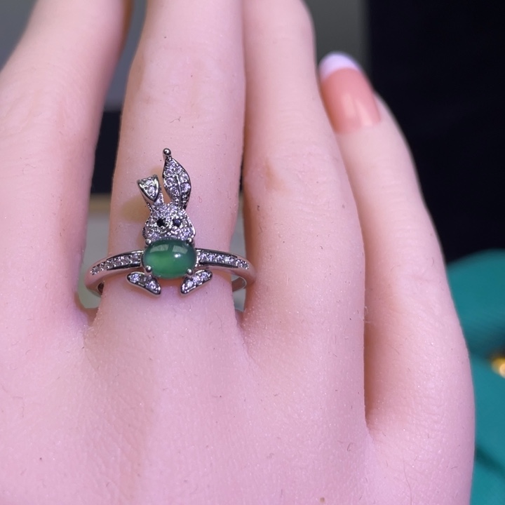 翡翠未镶嵌戒指13