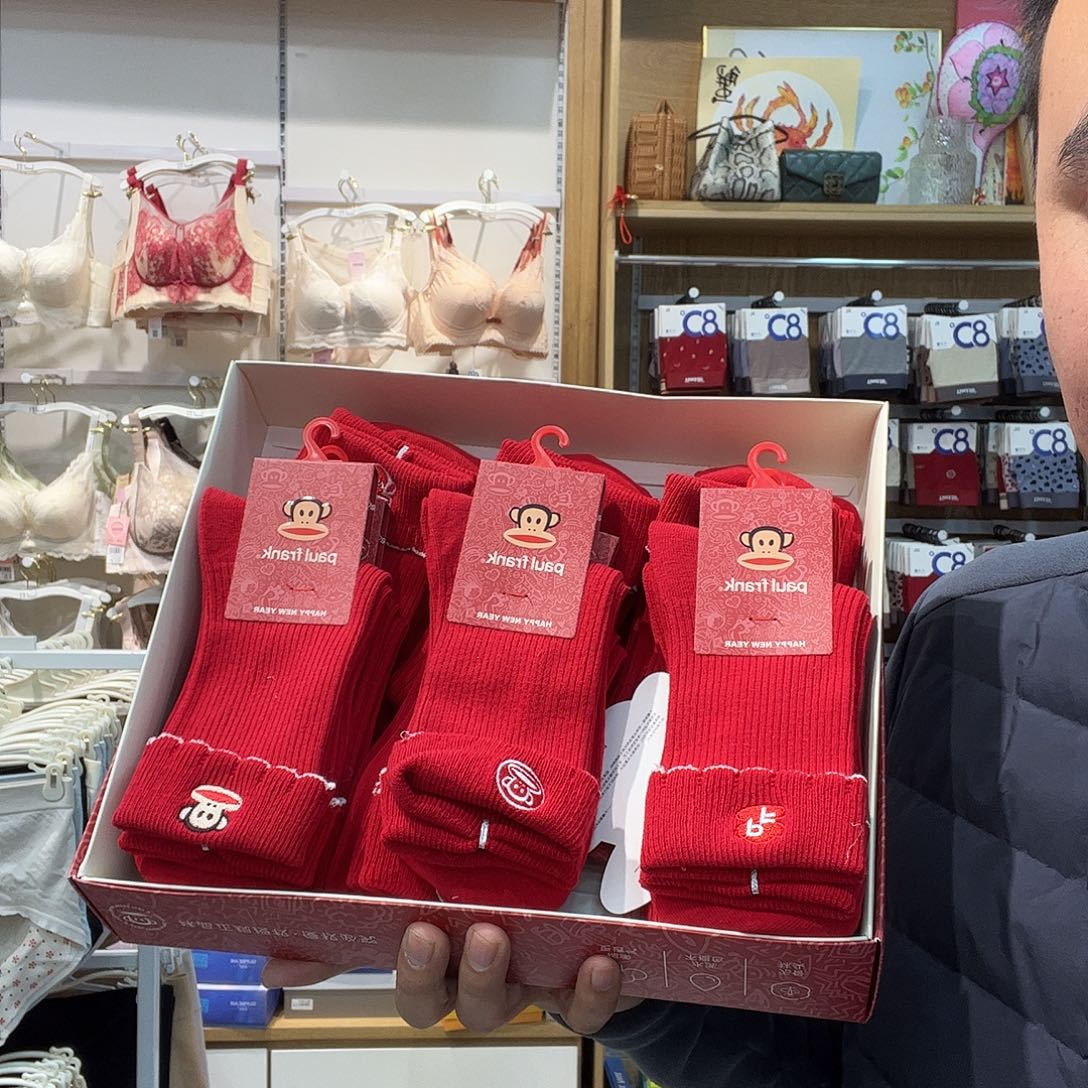 三醋酯纤维四双袜子