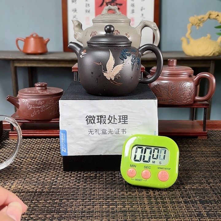 紫砂茶壶尘***8宜兴原矿手工紫砂壶