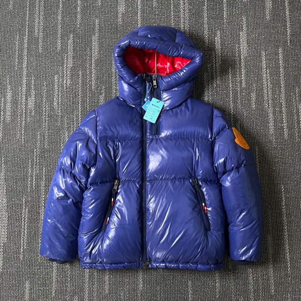 99新 MONCLER 双拉链厚款连帽大标羽绒服/0码/0550