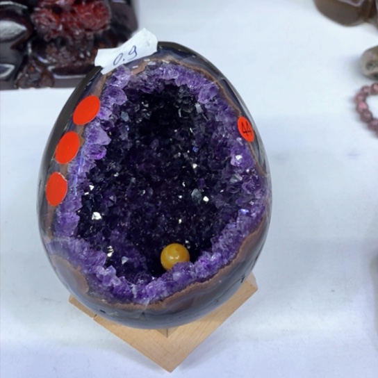 紫晶小葛恐龙蛋未镶嵌