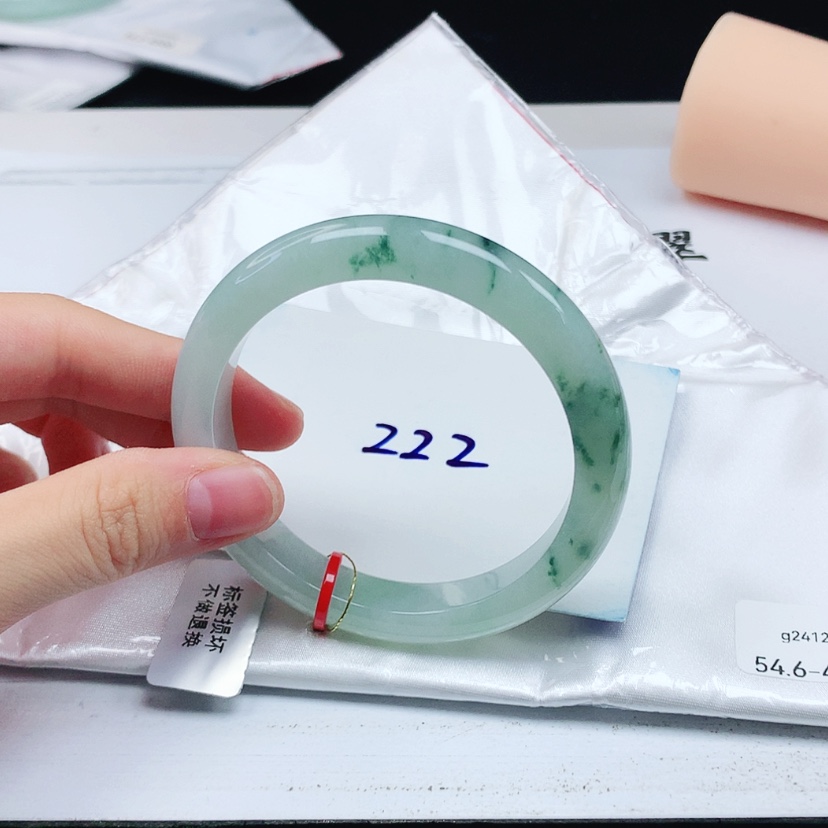 【闪购商品】翡翠手镯未镶嵌缅甸天然a货手镯54+