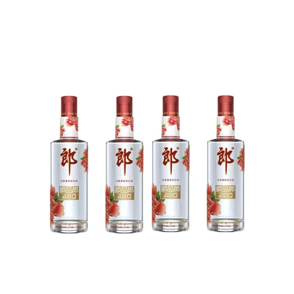 郎酒顺品郎 红顺 兼香型白酒45度480ml*4