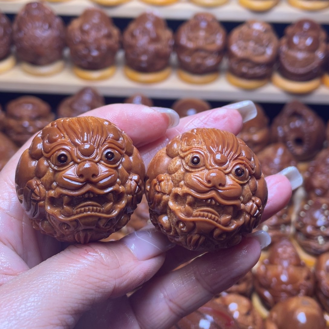 橄榄核把件阿*吧巴西大橄榄