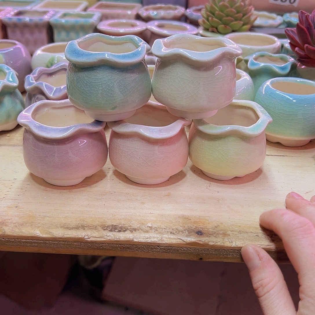 陶瓷花盆当场凑满12包邮