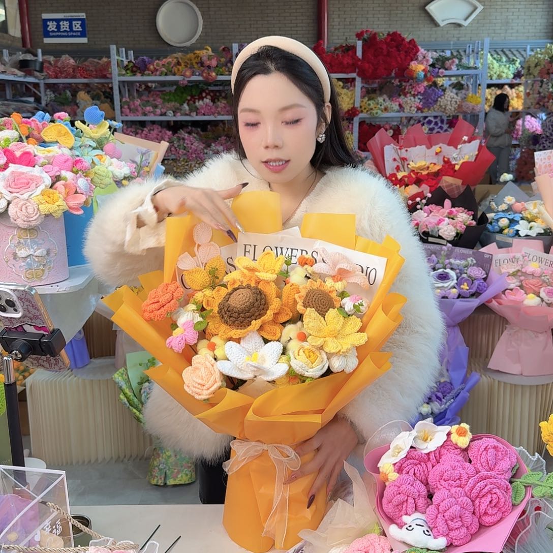 非遗手工花束，孤品清仓