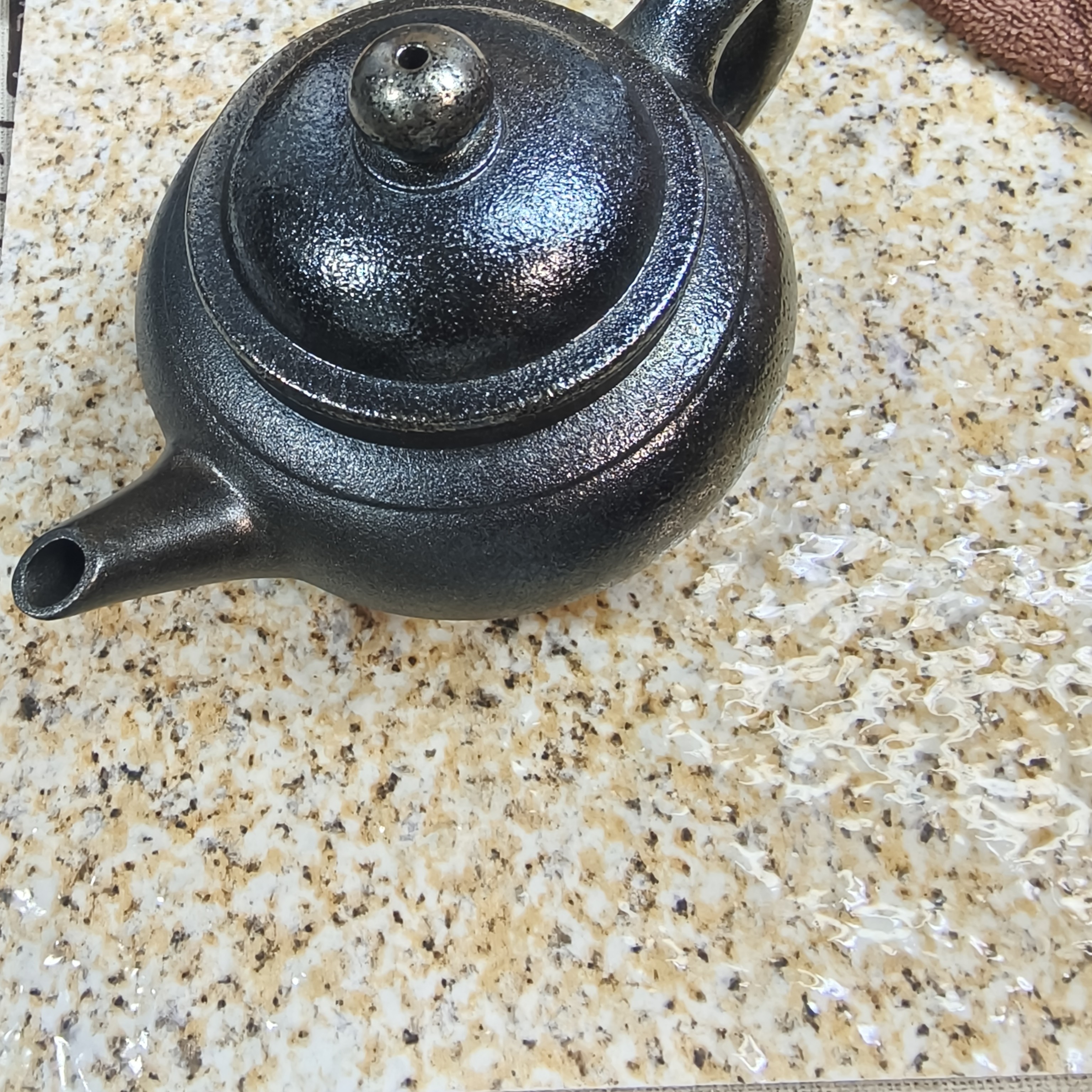 云南建水紫陶柴烧紫泥壶260cc