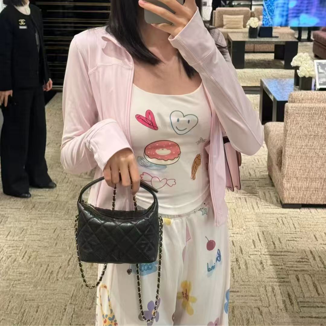 臭爷爷25C hobo饭盒包 单肩斜挎小香风休闲时尚夏季女包