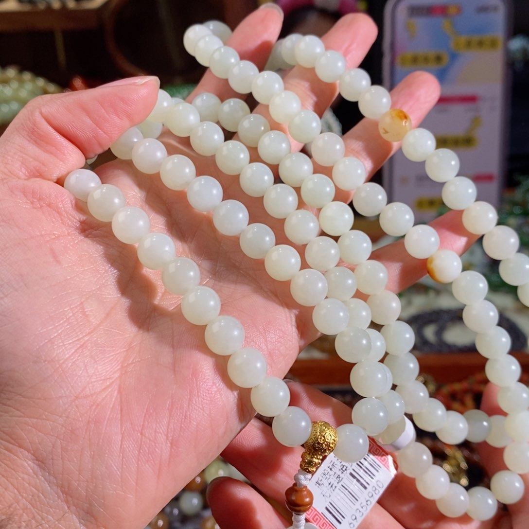 和田玉手串多样性拍一发一未镶嵌