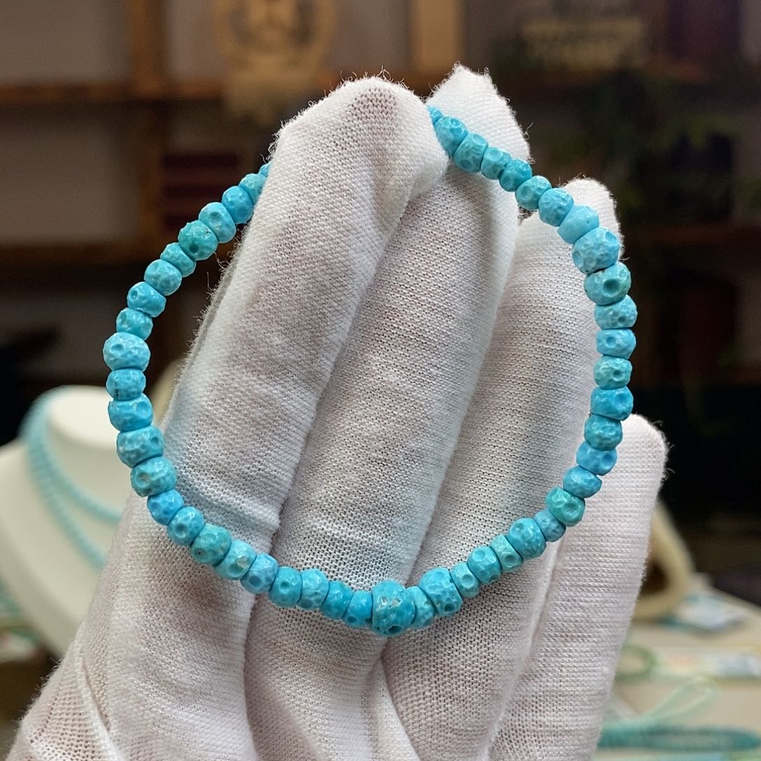 绿松石A15大肠卡4+未镶嵌