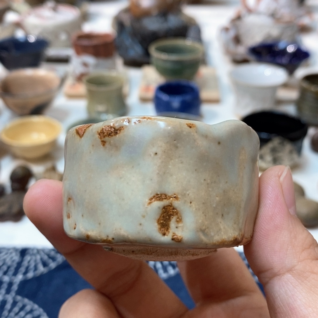 柴烧侘寂粗陶茶具