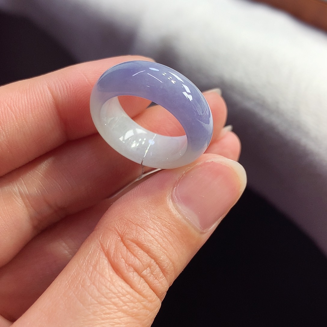 翡翠未镶嵌戒指12号