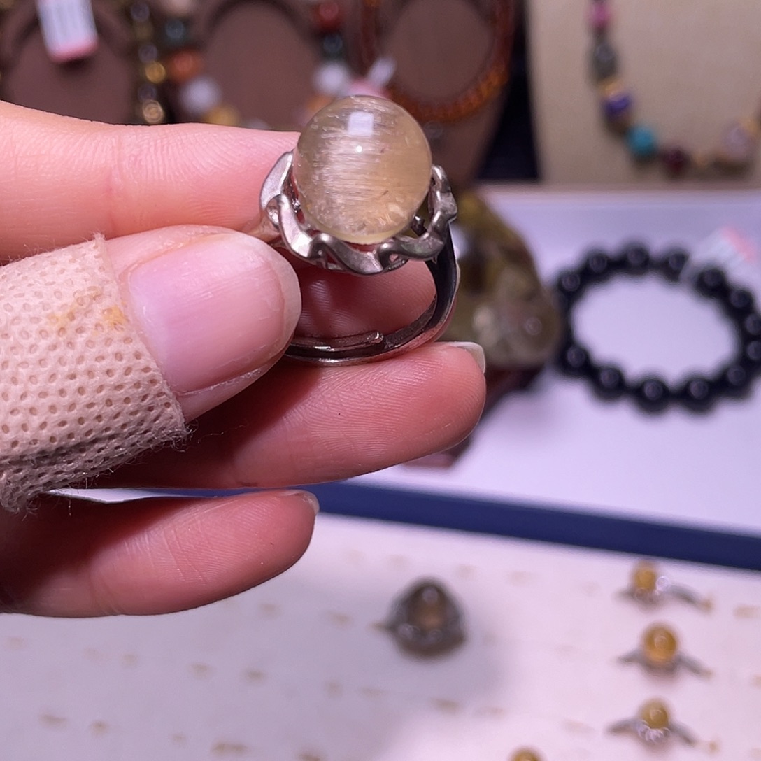 岸***懵未镶嵌珠宝半成品水晶519