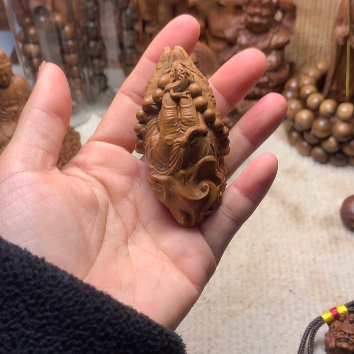 檀香木其他老山檀香手把件