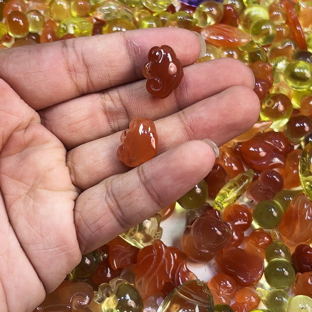 ****冬颈饰未镶嵌水晶如意