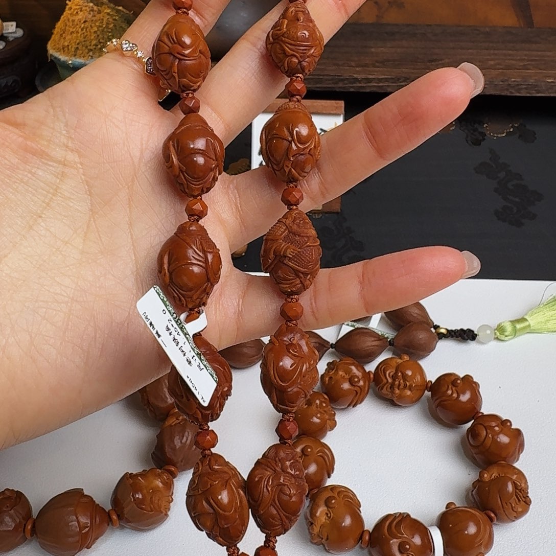 橄榄核手串/手链十二群仙