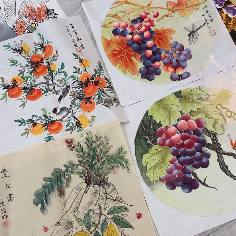 【闪购商品】曹*丁国画艺术作品欣赏4幅